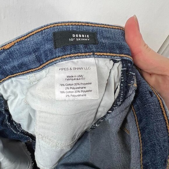 Veronica Beard Debbie High Rise Skinny Jeans with Tuxedo Stripe Size 25 - Picture 8 of 9